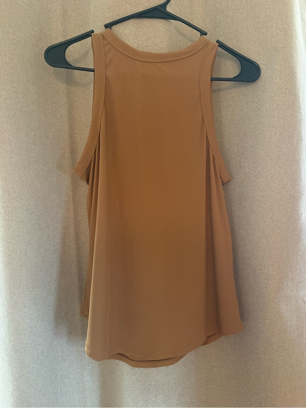 Carve Designs Ribbed Tank Top in Camel - Picture 4 of 5